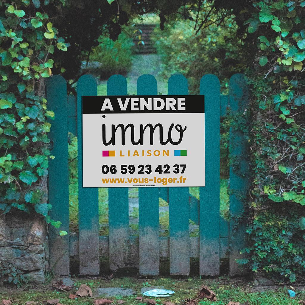 signalétique : pancarte immobilière